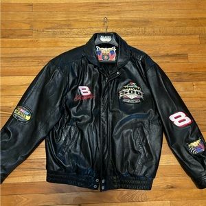 Dale Earnhardt 2004 Daytona 500 Champion winter leather jacket.   Men’s Size M.